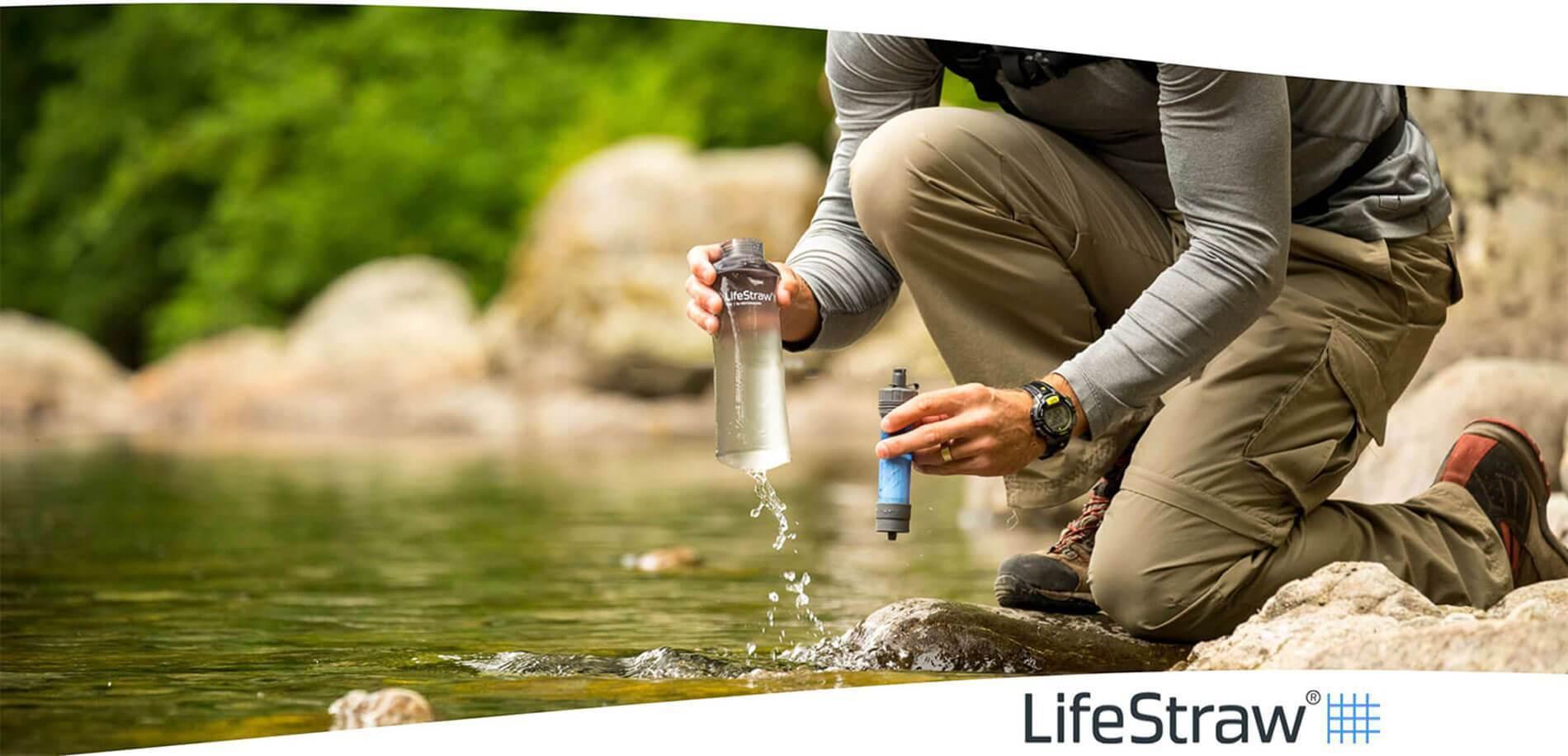 LifeStraw Peak Squeeze Bottle 650 ml flaska med filter