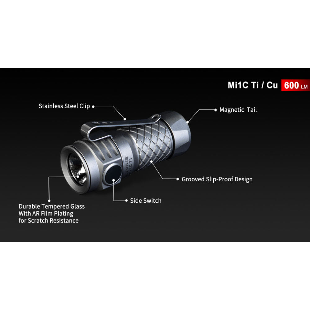 Klarus Mi1C - 600 lumen