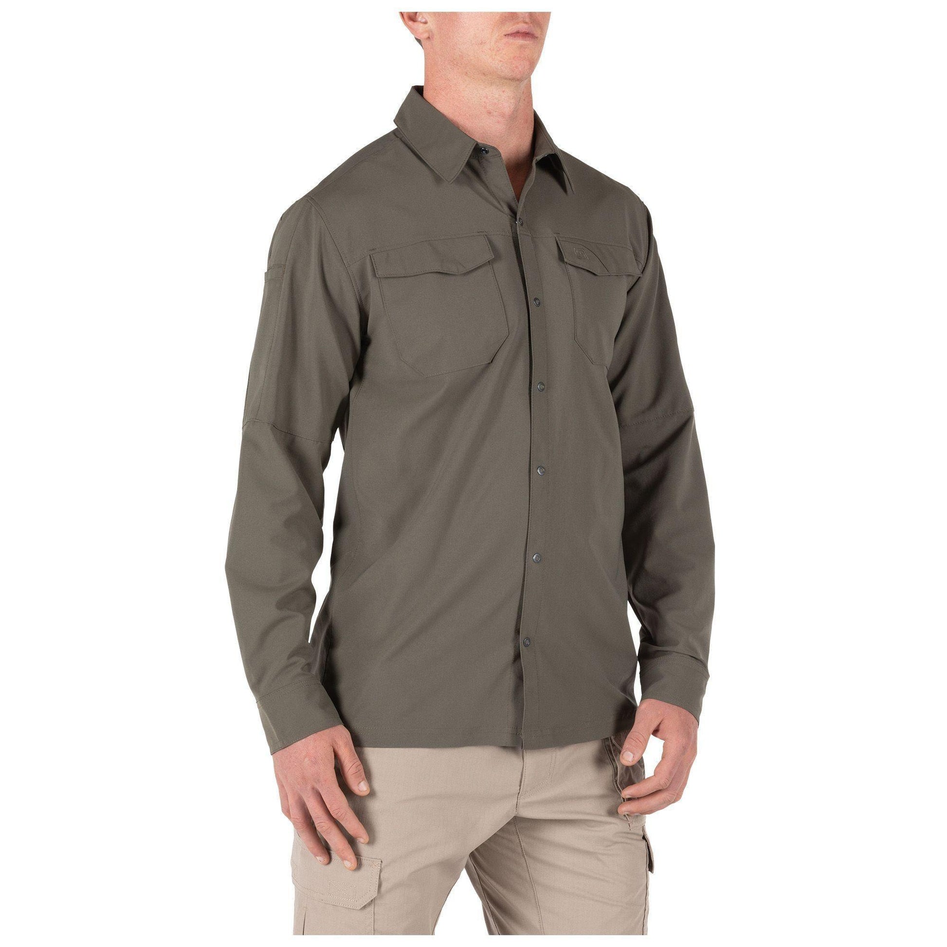 5.11 Freedom Flex Woven Shirt (Jackor & Tröjor) från 5.11 Tactical. Ranger GreenS | TacNGear - Utrustning för polis och militär och outdoor.