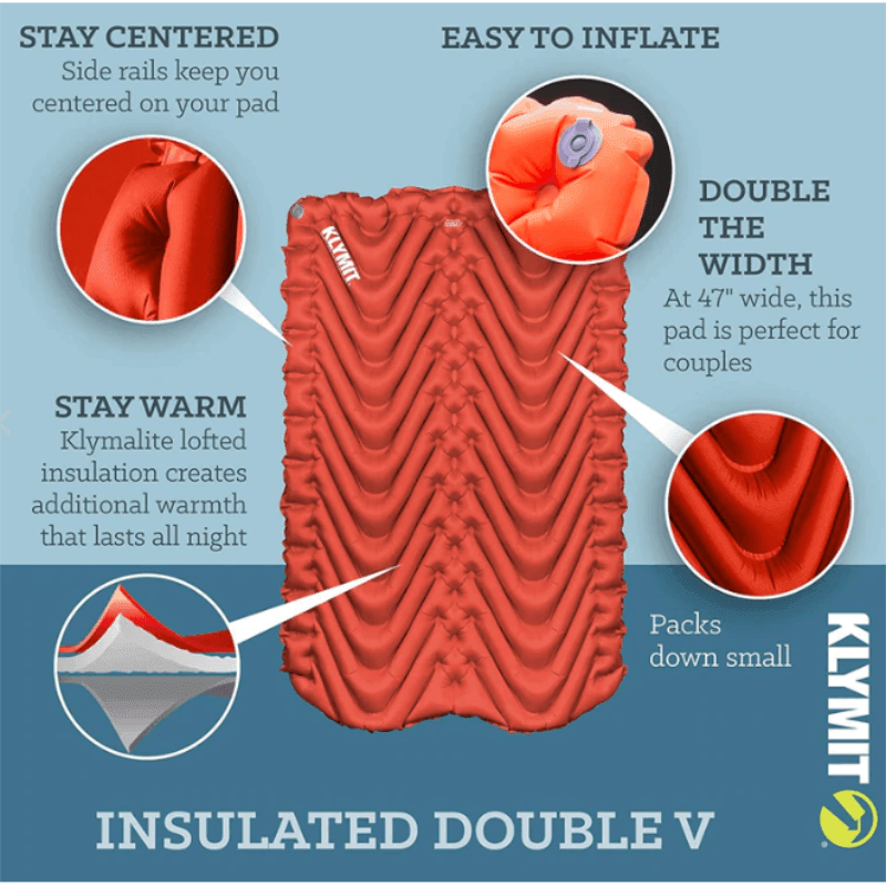 Klymit Insulated Double V (Liggunderlag etc) från Klymit. | TacNGear - Utrustning för polis och militär och outdoor.