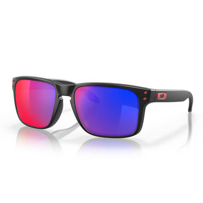 Oakley Holbrook - Matte Black + Red Iridium lens