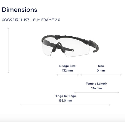 Oakley Standard Issue Ballistic M Frame 2.0 Strike - Matte Black - Photochromatic lins