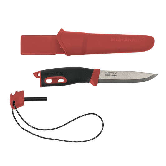 Morakniv Companion Spark (Knivar, Sågar & Yxor) från Morakniv. Röd | TacNGear - Utrustning för polis och militär och outdoor.