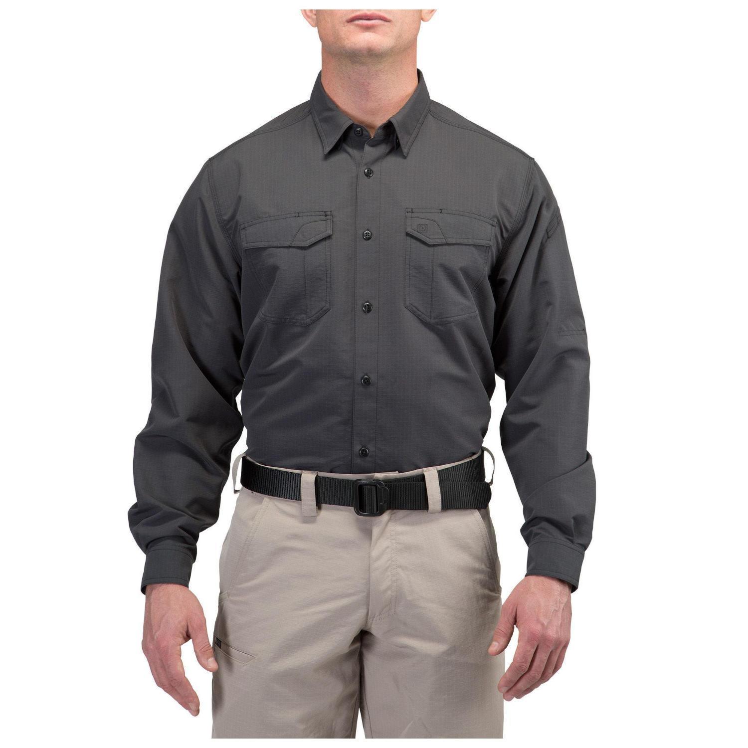 5.11 Fast-Tac Long Sleeve Shirt (Jackor & Tröjor) från 5.11 Tactical. CharcoalS | TacNGear - Utrustning för polis och militär och outdoor.