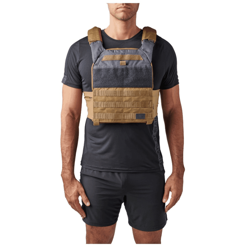 5.11 TacTec Trainer Weight Vest (Skyddsvästar etc.) från 5.11 Tactical. Tungsten | TacNGear - Utrustning för polis och militär och outdoor.