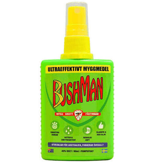 Bushman - Myggspray 90 ml (Bett & Stick) från Bushman. | TacNGear - Utrustning för polis och militär och outdoor.