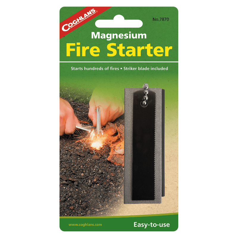 Coghlans Magnesium Fire Starter (Eld) från Coghlans. | TacNGear - Utrustning för polis och militär och outdoor.