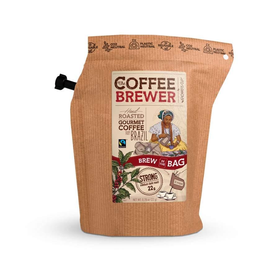Growers cup 2-cups Brazil Medium Dark Roast Coffe Brewers Fairtrade (Mat & Dryck) från Growers cup. | TacNGear - Utrustning för polis och militär och outdoor.