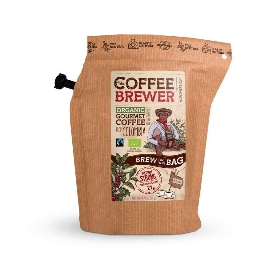 Growers cup 2-cups Colombia Medium Dark Roast Coffe Brewers Organic & Fairtrade (Mat & Dryck) från Growers cup. | TacNGear - Utrustning för polis och militär och outdoor.