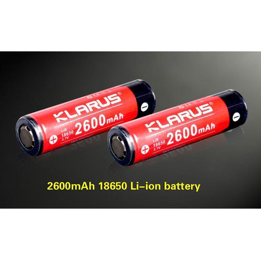 Klarus batteri 18650 2600mAh (Batterier) från Klarus. | TacNGear - Utrustning för polis och militär och outdoor.
