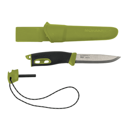Morakniv Companion Spark (Knivar, Sågar & Yxor) från Morakniv. Grön | TacNGear - Utrustning för polis och militär och outdoor.