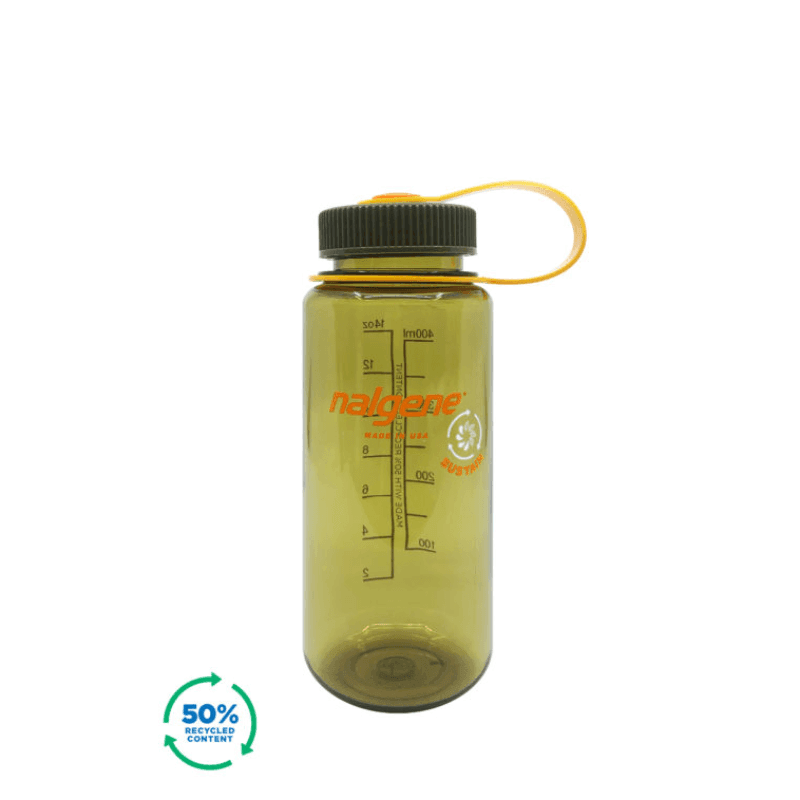 Nalgene Wide Mouth Flaska 0.5 L - Sustain (Flaskor & Termosar) från Nalgene. Oliv | TacNGear - Utrustning för polis och militär och outdoor.