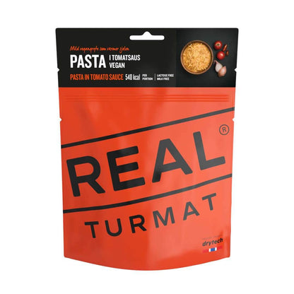 Real Turmat Pasta i Tomatsås Vegan (Mat) från Real Turmat. | TacNGear - Utrustning för polis och militär och outdoor.