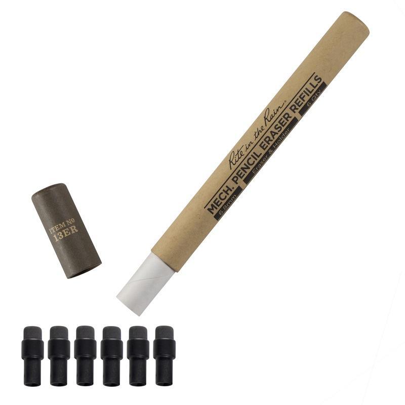 Rite in the Rain Mechanical Clicker Pencil Eraser Refill Pack (Pennor) från Rite in the Rain. | TacNGear - Utrustning för polis och militär och outdoor.