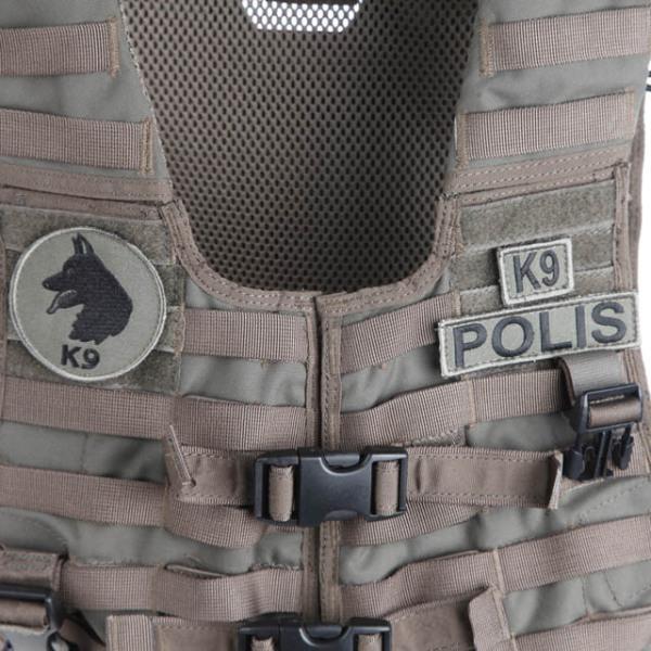 SnigelDesign Hundmärke, m kardborre -12 (Märken) från SnigelDesign. | TacNGear - Utrustning för polis och militär och outdoor.