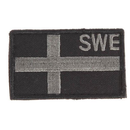 SnigelDesign Liten svensk flagga -12 (Märken) från SnigelDesign. | TacNGear - Utrustning för polis och militär och outdoor.