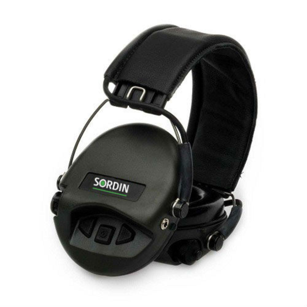 Sordin Supreme Pro-X - Black Leather (Hörselskydd) från Sordin. | TacNGear - Utrustning för polis och militär och outdoor.