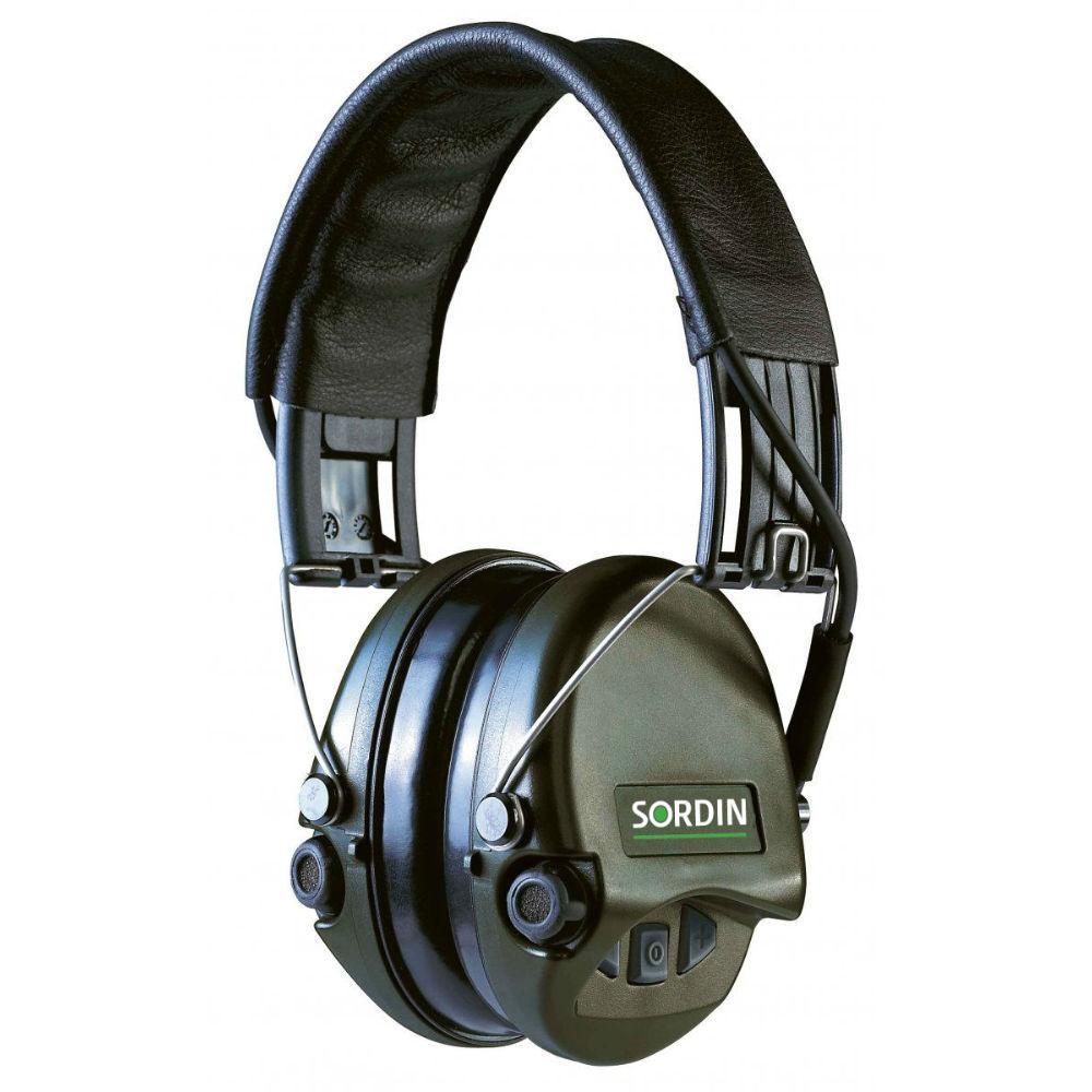 Sordin Supreme Pro-X - Green Leather (Hörselskydd) från Sordin. | TacNGear - Utrustning för polis och militär och outdoor.