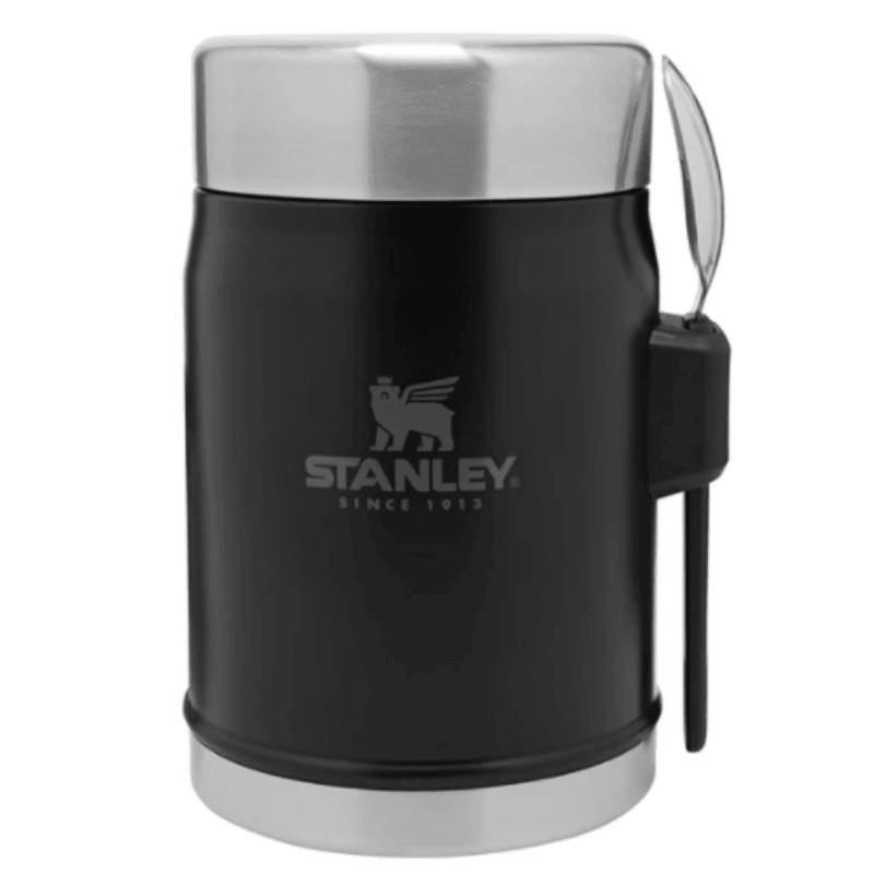 Stanley Legendary Food Jar + Spork 0,4L (Flaskor & Termosar) från Stanley. Matt Svart | TacNGear - Utrustning för polis och militär och outdoor.