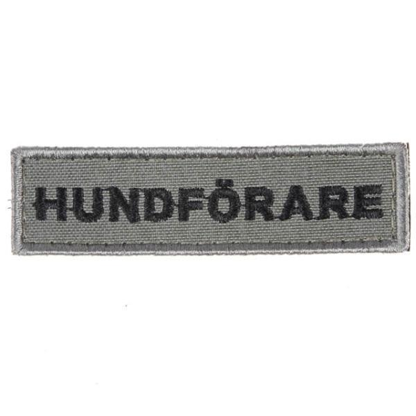 Stort märke HUNDFÖRARE Grå/Svart (Märken) från Hildeq. | TacNGear - Utrustning för polis och militär och outdoor.