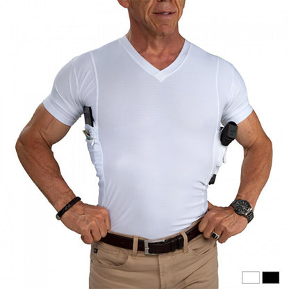 UnderTech Men's Executive Concealed Carry Crew Neck Shirt (Bärsystem) från UnderTech Undercover. | TacNGear - Utrustning för polis och militär och outdoor.